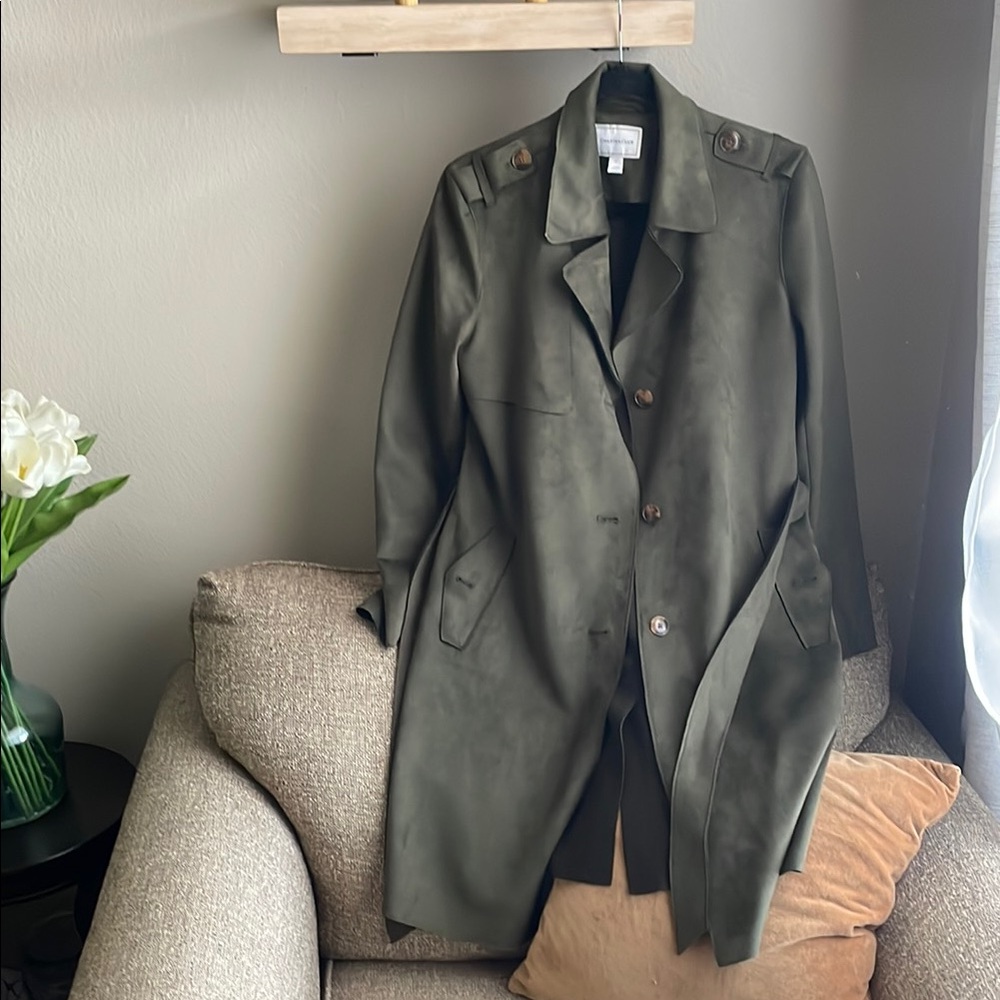 Banana Republic Olive Green Trench Coat